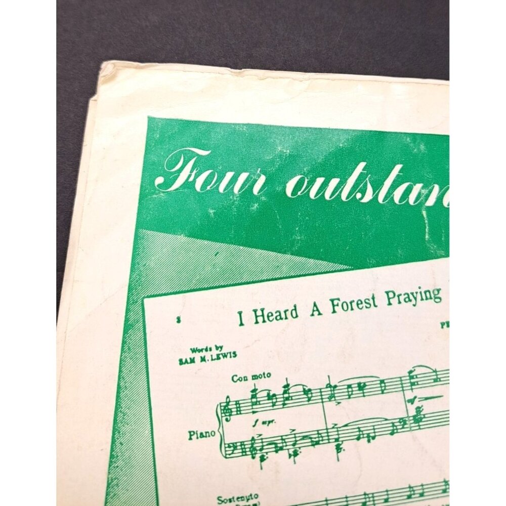 Vintage Underwater Sheet Music Jane Russell Cherry Pink Apple Blossom White 1951 - Picture 6 of 9